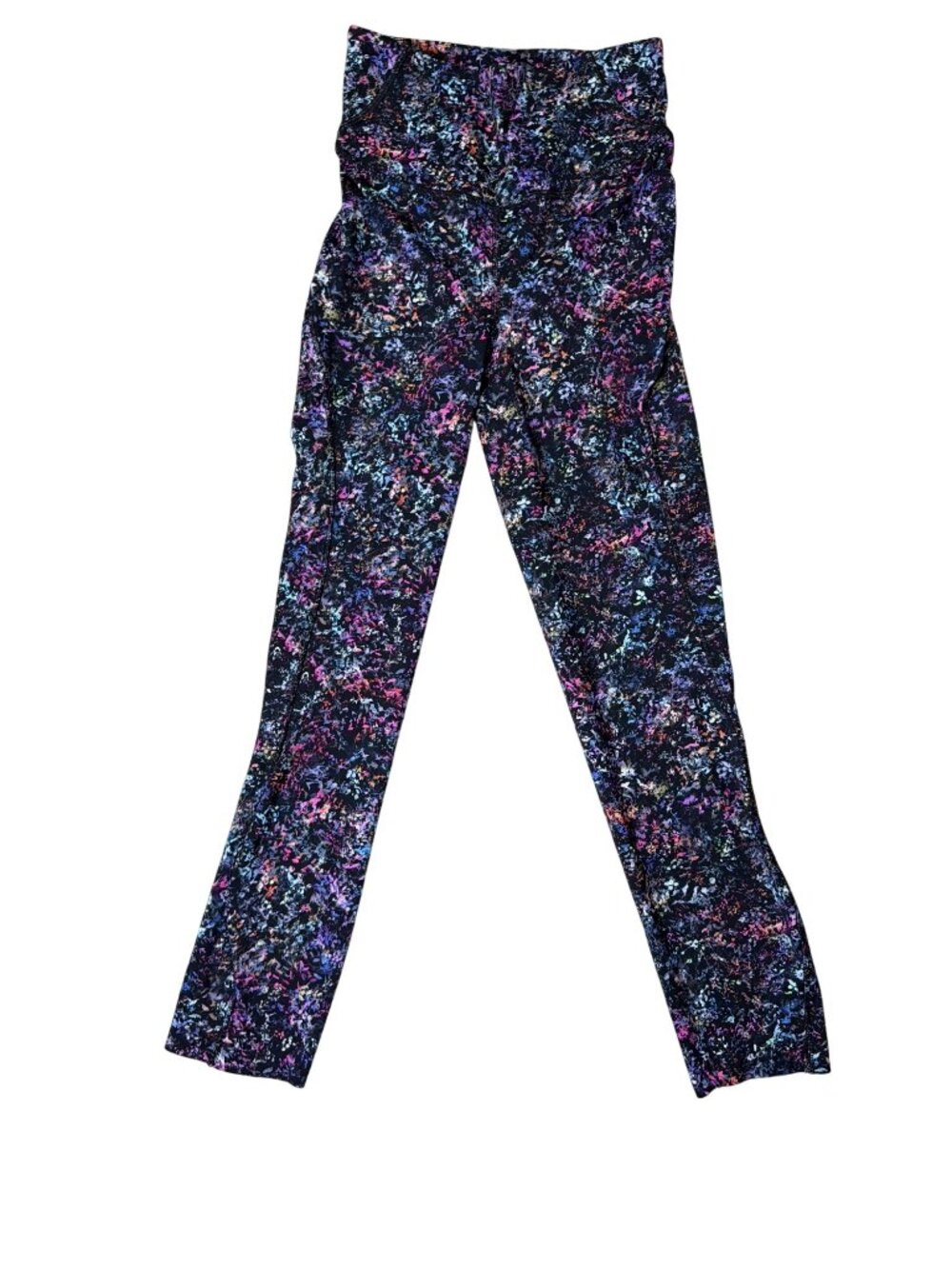 Lululemon Fast and Free High-Rise Crop 23" Floral Spray Leggings Size 2